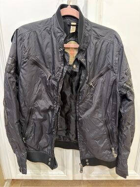 Diesel Men's Black Performance Bomber Jacket